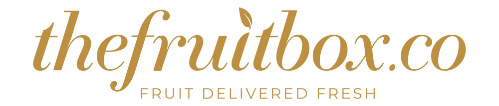 thefruitbox.co - fruit delivered fresh - gold/transparent logo